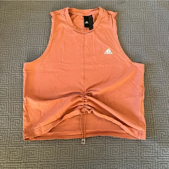 Adidas cinched crop muscle tank, medium - Picture 1 of 6